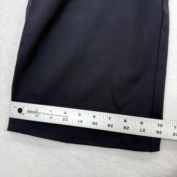 Talbots Knit Pants‎ Wide Leg Petite Black Fabric Knit in Italy 16P - Picture 5 of 12